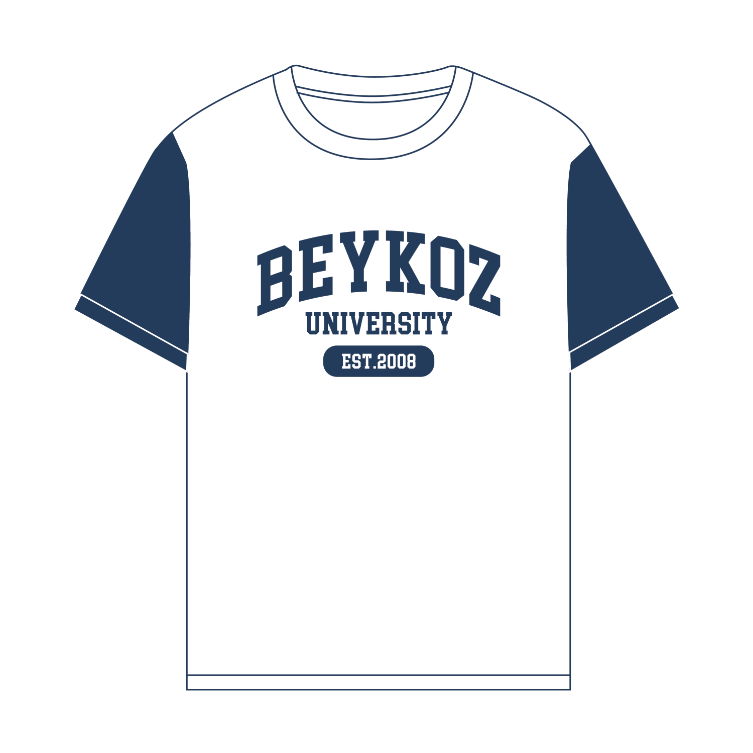 Beykoz Üniversitesi Model 5 Reglan T-shirt