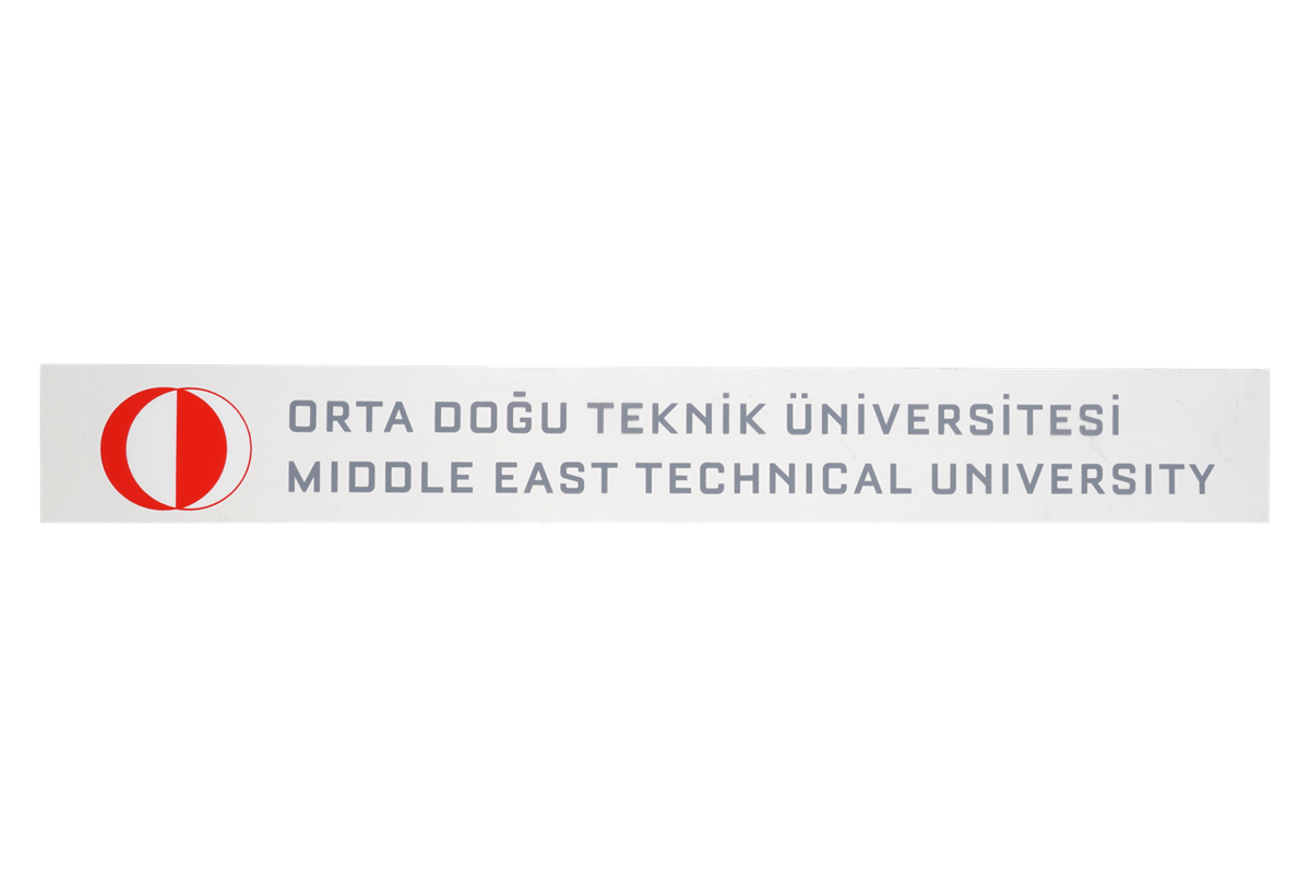 Orta Doğu Middle East Amblem Solda Yatay Araba Stickerı
